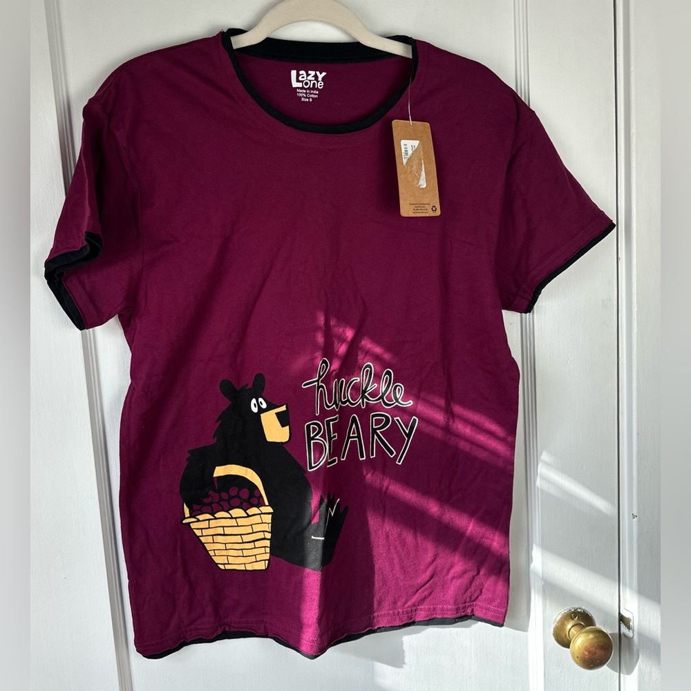 Lazy One Huckle Beary Pajama Top